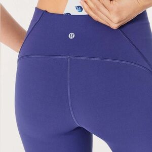 Lululemon Train Time Crop 17” ✧ Stony Grape ✧ Size 4